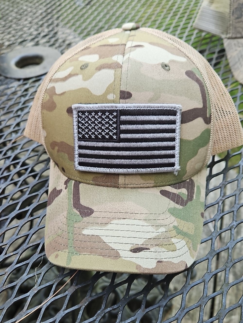 The CLASSICS Camo Mesh Back Trucker Hat